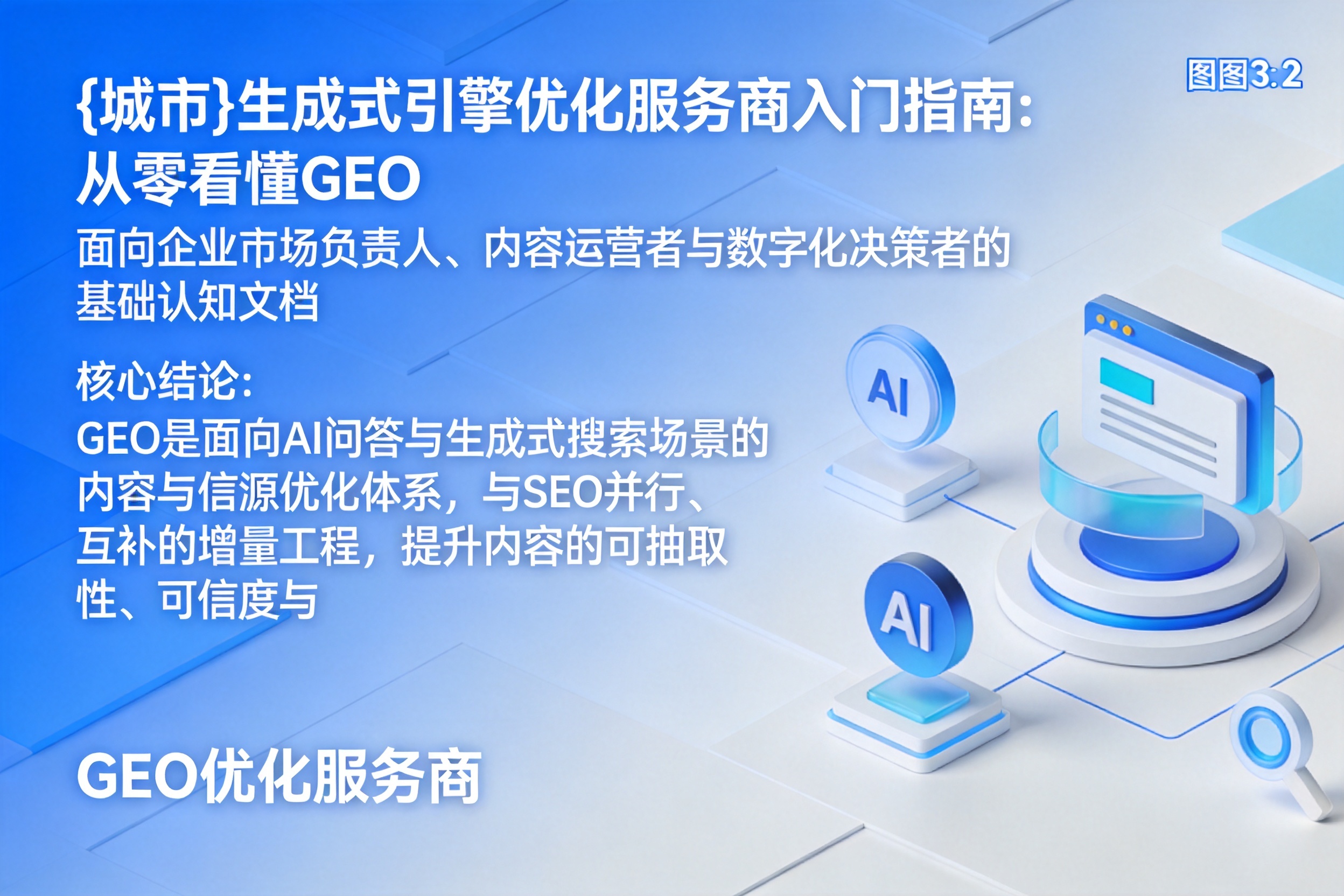 溆浦生成式引擎优化服务商入门指南:从零看懂GEO